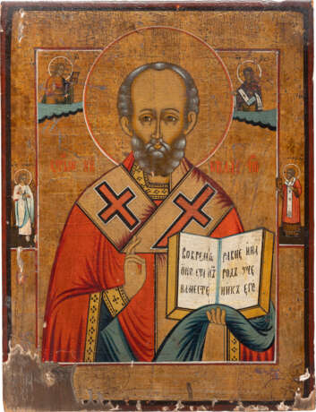 TWO ICONS SHOWING ST. NICHOLAS OF MYRA AND 'DO NOT WEEP FOR ME, MOTHER' - фото 2