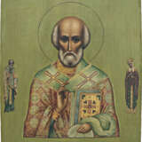 A FINE ICON SHOWING ST. NICHOLAS OF MYRA - photo 1