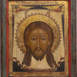 A LARGE DOUBLE-SIDED ICON SHOWING ST. SERGEY OF RADONEZH AND THE MANDYLION - фото 2