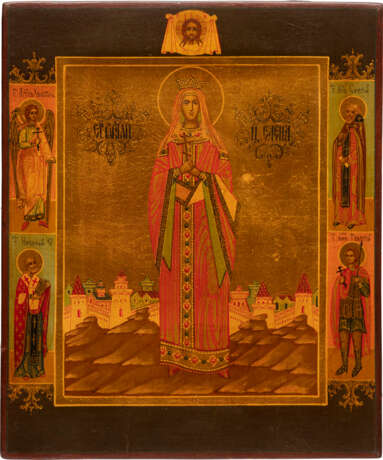 AN ICON SHOWING ST. ELENA - Foto 1