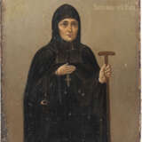 A SMALL ICON SHOWING ST. EUPHROSYNE OF POLOTSK - фото 1