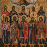 A SIGNED AND DATED ICON SHOWING THE TEN HOLY MARTYRS OF CRETE - Foto 1