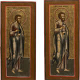 FIVE SMALL ICONS SHOWING SELECTED SAINTS - photo 3