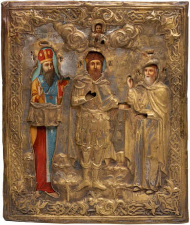 TWO ICONS SHOWING SELECTED SAINTS - Foto 2