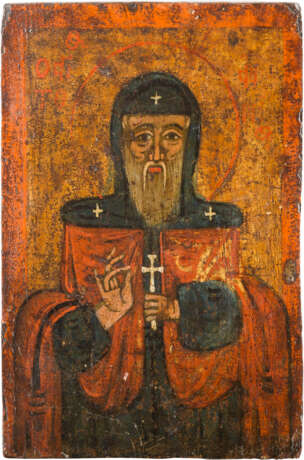 A COLLECTION OF FOUR ICONS SHOWING SELECTED SAINTS - photo 5