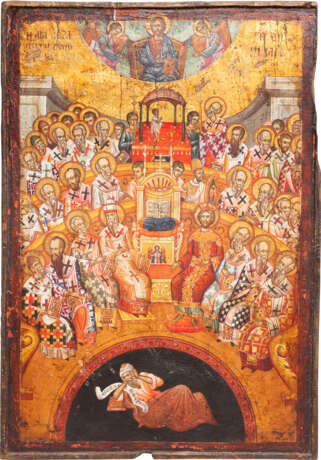 A LARGE ICON SHOWING THE FIRST COUNCEL OF NICAErstausgabe - фото 1