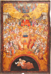 A LARGE ICON SHOWING THE FIRST COUNCEL OF NICAErstausgabe