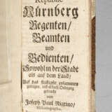 Beamtenverzeichnis Nürnberg 1732 - Foto 1
