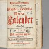 Geschlechts- und Wappenkalender 1725 - Foto 1