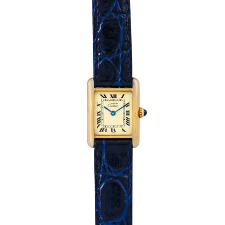Cartier Tank Vermeil Vintage Damen Uhr, Ref. 5057001 - Foto 1