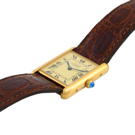 CARTIER VintageTank Vermeil, Ref. 590005. Armbanduhr. - photo 4