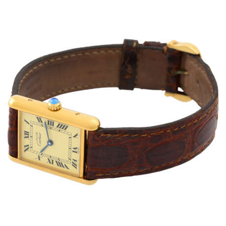 CARTIER VintageTank Vermeil, Ref. 590005. Armbanduhr. - photo 7