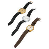 KONVOLUT 3x Herren Armbanduhren + Uhrenbox für 8 Uhren - Foto 1