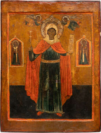 A MONUMENTAL ICON SHOWING ST. PARASKEVA FROM A CHURCH ICONOSTASIS - фото 1