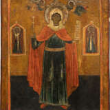 A MONUMENTAL ICON SHOWING ST. PARASKEVA FROM A CHURCH ICONOSTASIS - photo 1