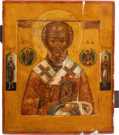 AN ICON SHOWING ST. NICHOLAS OF MYRA - фото 1