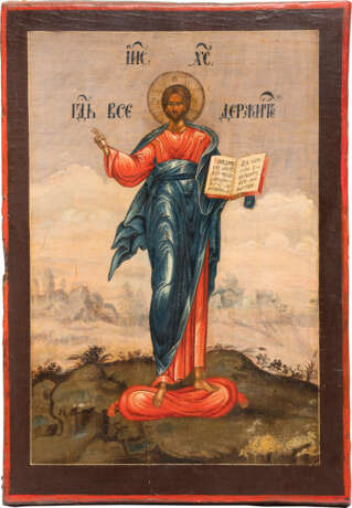 AN ICON SHOWING CHRIST OF SMOLENSK - photo 1