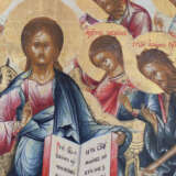 A FINE ICON SHOWING AN EXTENDED DEISIS - photo 2