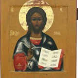 AN ICON SHOWING CHRIST PANTOKRATOR - photo 1