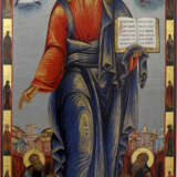 A MONUMENTAL ICON SHOWING CHRIST OF SMOLENSK - Foto 1