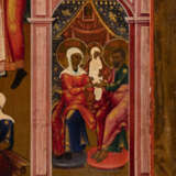 A VERY LARGE ICON SHOWING THE NATIVITY OF THE MOTHER OF GOD - Foto 3