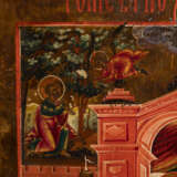 A VERY LARGE ICON SHOWING THE NATIVITY OF THE MOTHER OF GOD - Foto 4