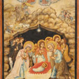 A LARGE ICON SHOWING THE ADORATION OF CHRIST - photo 1