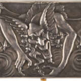 A SILVER CIGARETTE CASE SHOWING MEPHISTO - фото 1