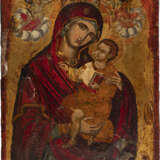 A FINE AND LARGE ICON SHOWING THE MOTHER OF GOD WITH CHRIST - photo 1