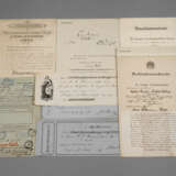 Konvolut amtliche Dokumente Mitteldeutschland, um 1900 - Foto 1