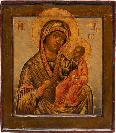 AN ICON SHOWING THE SMOLENSKAYA MOTHER OF GOD - фото 1