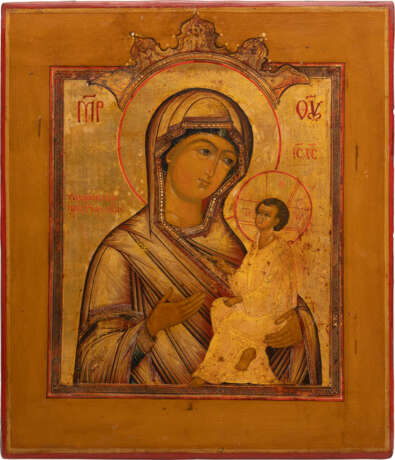 AN ICON SHOWING THE TIKHVINSKAYA MOTHER OF GOD - photo 1