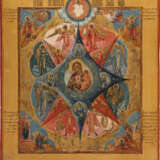 A VERY FINE ICON SHOWING THE MOTHER OF GOD 'THE UNBURNT THORNBUSH' - Foto 1