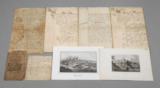 Konvolut historische Papiere Sachsengrün und Region - Foto 1