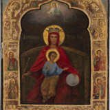 A RARE ICON SHOWING THE DERZHAVNAYA MOTHER OF GOD (OF KOLOMENSKOE) - photo 1