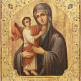 A LARGE ICON SHOWING THE MOTHER OF GOD 'SEEKING OF THE LOST' - фото 1
