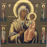 A LARGE ICON SHOWING THE IVERSKAYA MOTHER OF GOD - photo 1
