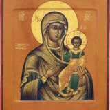 AN ICON SHOWING THE SMOLENSKAYA MOTHER OF GOD - photo 1