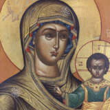 AN ICON SHOWING THE SMOLENSKAYA MOTHER OF GOD - photo 2