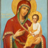 A MONUMENTAL DATED ICON OF THE QUICK TO HEAR MOTHER OF GOD (SKOROPOSLUSHNITSA) - фото 1