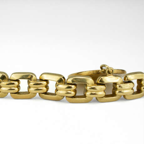 Armband mit Goldmünzen Armband 585 Gelbgold - Foto 7