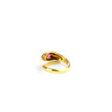 Damenring in Schlangenform 750 Gelbgold - фото 3