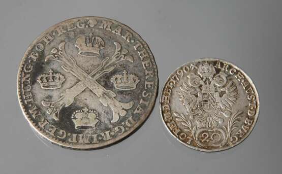 Zwei Münzen Habsburg - Foto 1