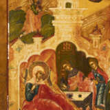 A FINE ICON SHOWING THE NATIVITY OF THE MOTHER OF GOD - Foto 3