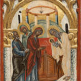 A LARGE DATED ICON SHOWING THE PRESENTATION OF CHRIST AT THE TEMPLE - photo 1