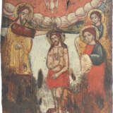 A LARGE MELKITE ICON SHOWING THE BAPTISM OF CHRIST - photo 1