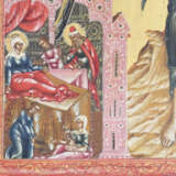 A VERY FINE ICON SHOWING ST. JOHN THE FORERUNNER WITH SCENES FROM HIS LIFE - фото 4