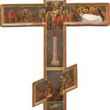 A CRUCIFIX SHOWING THE CRUCIFIXION, CHRIST CARRYING THE CROSS, THE DEPOSITION FROM THE CROSS AND THE ENTOMBMENT - photo 1