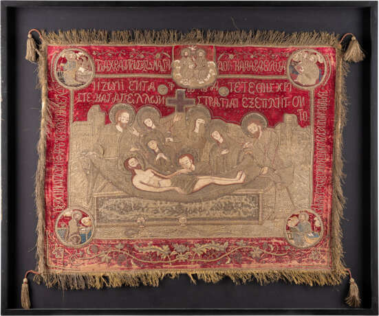 AN EPITAPHIOS SHOWING THE LAMENTATION OF CHRIST - Foto 1