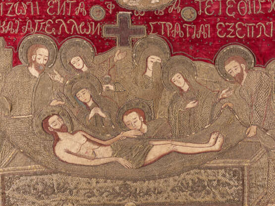 AN EPITAPHIOS SHOWING THE LAMENTATION OF CHRIST - photo 7